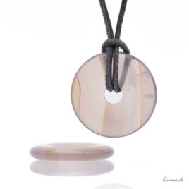 Agate - Pendentif Donut - 3cm