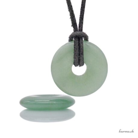 Green Aventurine - Donut Pendant - 2.5cm