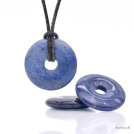 Dumortiérite - Pendentif Donut - 3cm
