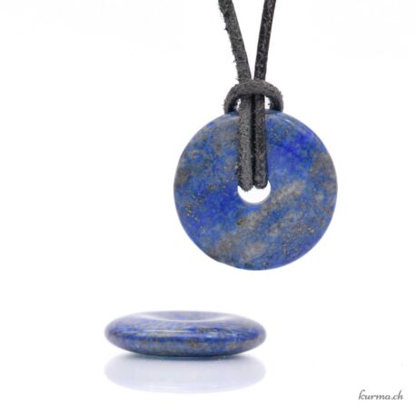 Lapis-lazuli - Pendentif Donut - 2.5cm