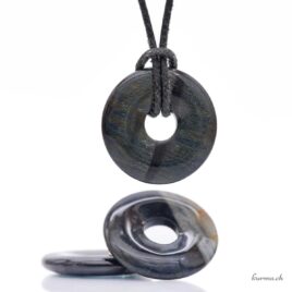 Oeil-de-faucon - Pendentif Donut - 3cm