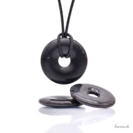 Shungite - Pendentif Donut - 3cm