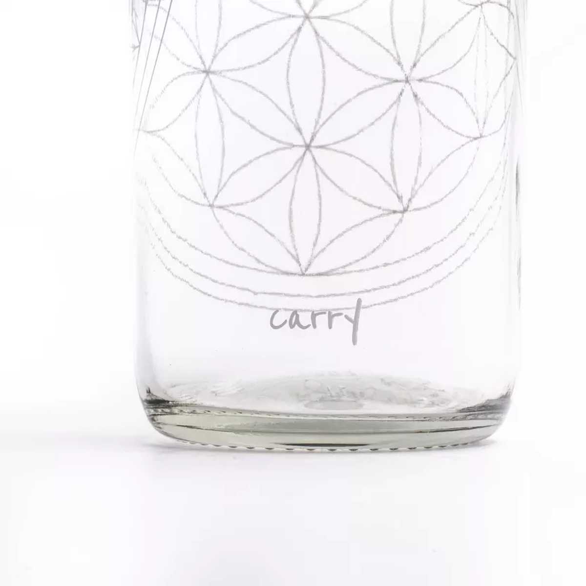 Gourde Carry - Fleur de vie 1.0l Carry Water Bottle - Flower of Life 1.0l