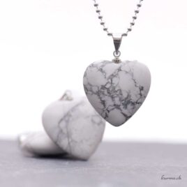 Magnesit – Herz-Anhänger