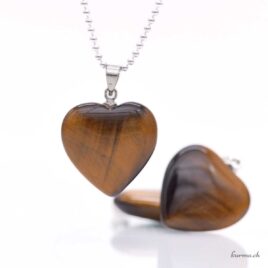 Tigerauge – Herz-Anhänger