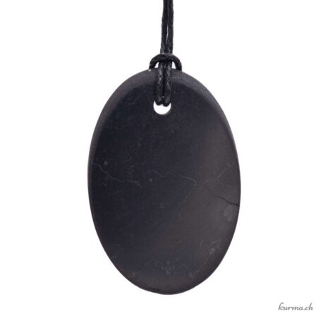 Shungit – Steinanhänger – Oval