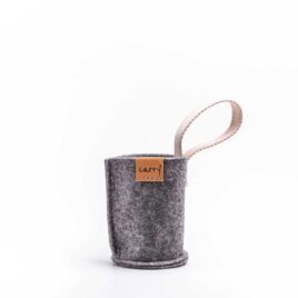 Sac feutre pour gourde - Carry - Gris 0.4l