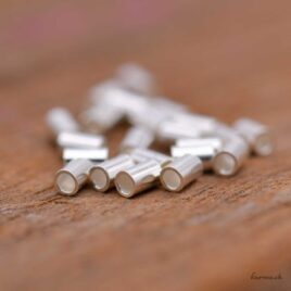 Tubes à écraser - 3x2mm - Argent 925