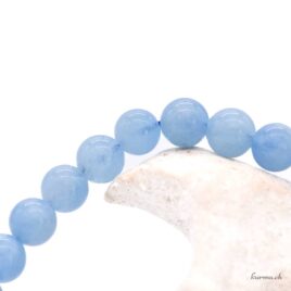 Bracelet Aigue-marine 6-6.5mm - Qualité AA