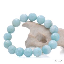 Armband Amazonit 12 mm – Facetten