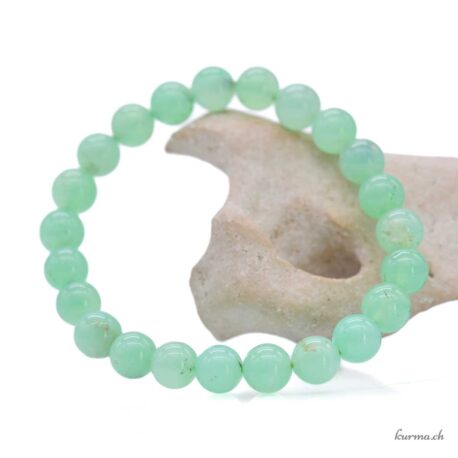 Bracelet Chrysoprase 8mm - Qualité AAA