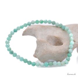 Bracelet Émeraude 4mm - Facettes