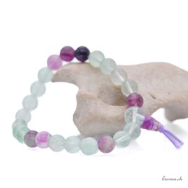 8mm Fluorite Mala Bracelet