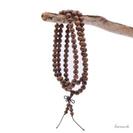 Dark brown rosewood mala, 8mm