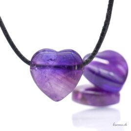 Ametista - Pendente a forma di cuore - Percée