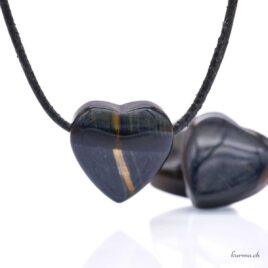 Occhio di falco - Ciondolo a forma di cuore - Percée