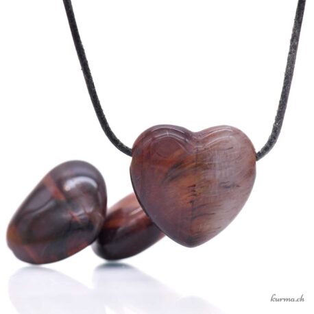 Oeil-de-boeuf - Pendentif coeur - Percée - Taille L