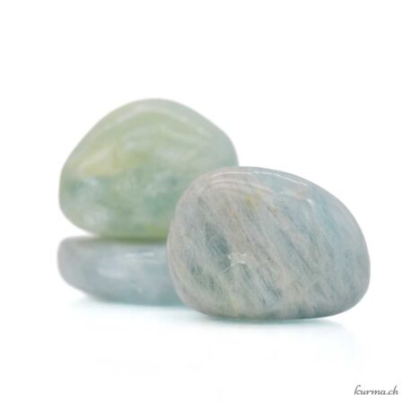 Aigue-marine - Pierre roulée - Taille S