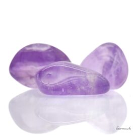 Améthyste claire - Pierre roulée - Taille S