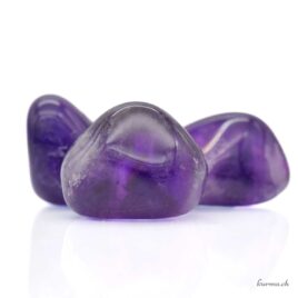 Améthyste foncée - Pierre roulée - Taille M