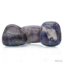 Cordierite (Iolite) "Zaffiro d'acqua" - pietra burattata  Taglia M