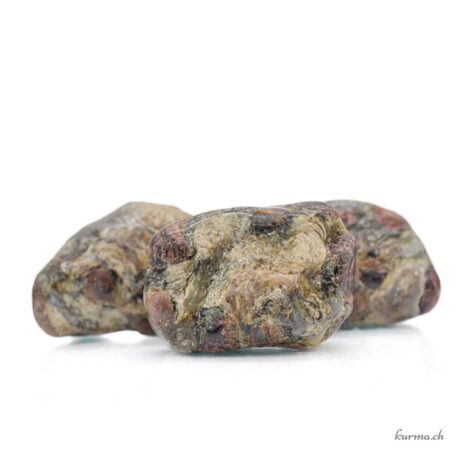 Grenat, Mica et Disthène - Pierre roulée - Taille L