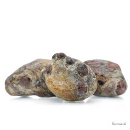 Garnet, Mica, and - Tumbled Stone - Size M