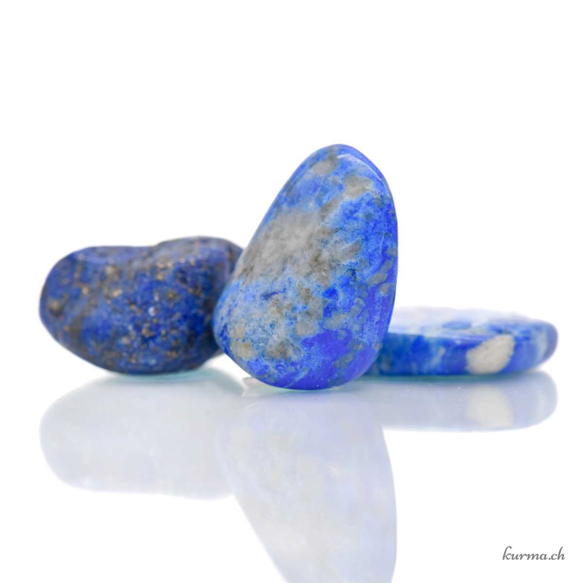 Lapis-lazuli qualité B - Pierre roulée - Taille S Lapislazzuli qualità B - pietra burattata Taglia S