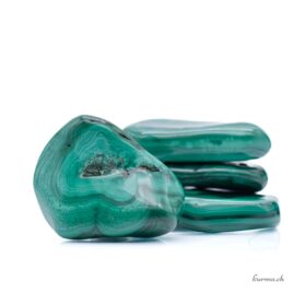 Malachite - Hand-polished stone - Unique piece