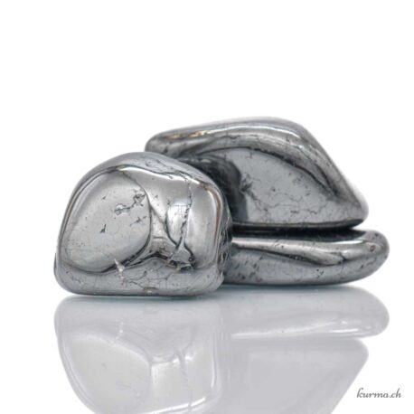 Hématite et Magnétite mélangée - Pierre roulée - Taille S