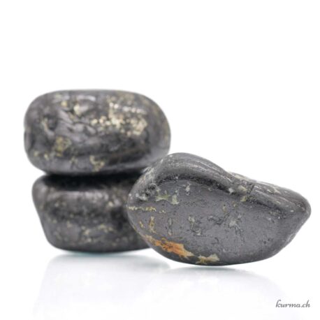 Minerai de Pyrite et d’Hématite - Pierre roulée - Taille M