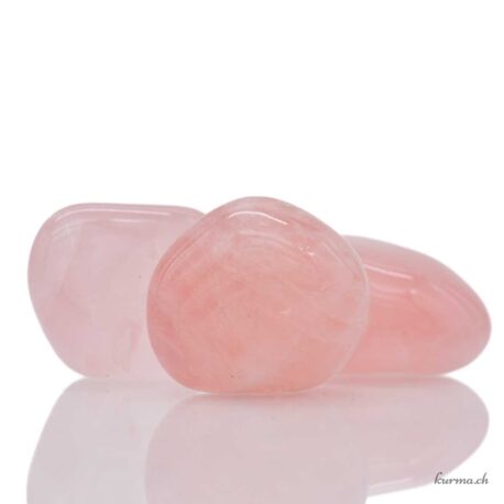 Quartz rose - Pierre roulée - Taille XL