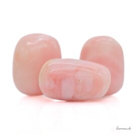 Opale rose des Andes - Qualité A - Pierre roulée - Taille M