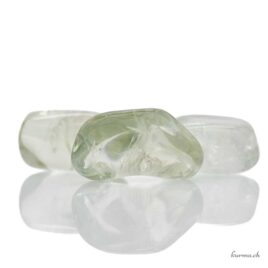 Prasiolite (trattata) - pietra burattata  Taglia M