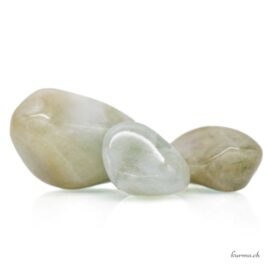 Ametista riscaldata 'Prasiolith' - pietra burattata - Taglia M