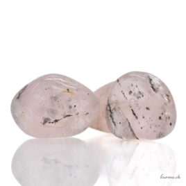 Quartz avec amphiboles et Mica - Pierre roulée - Taille M