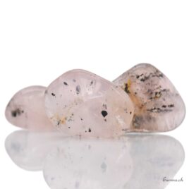 Quartz avec amphiboles et Mica - Pierre roulée - Taille L