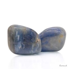 Saphir poli à la main - Pierre roulée - Taille S