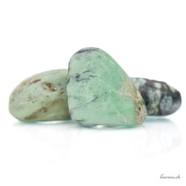 Variscite avec Wavellite - Pierre roulée - Taille M