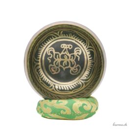 Bol chantant 3 métaux -  Vert