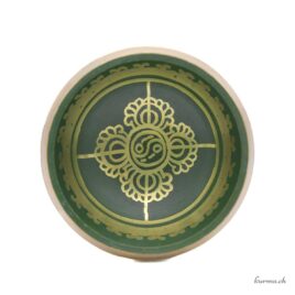 Bol chantant 3 métaux -  Vert