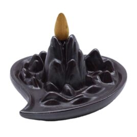 Porte-Encens Backflow - Céramique - Montagne coeur