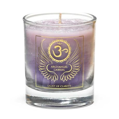 Bougie votive - Archange - Gabriel - 7ème chakra