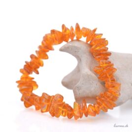 Bracelet Ambre 10-16mm - Cognac - Éclats