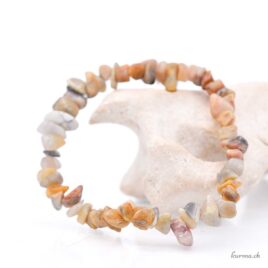 Armband aus Crazy-Lace-Achat-Splittern