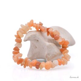 Bracelet Aventurine orange éclats