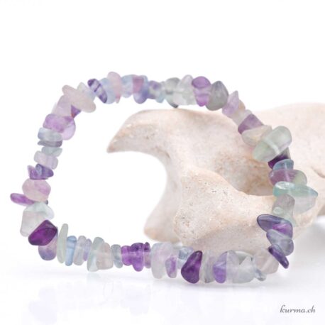 Bracelet Fluorite multicolore éclats