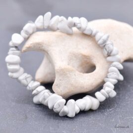 Bracelet Magnésite 'Howlite' éclats