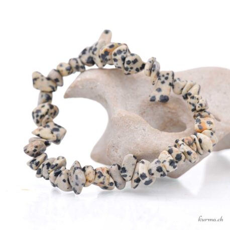 Bracelet Jaspe Dalmatien éclats