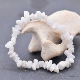Armband aus weißem Labradorit mit Splitter